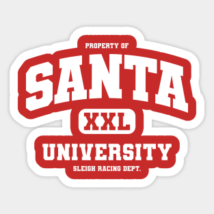 SANTA CLAUS UNIVERSITY Sticker